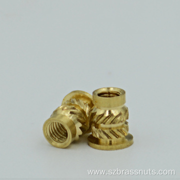 M2.3 -M2..6 compressed knurled brass insert nut